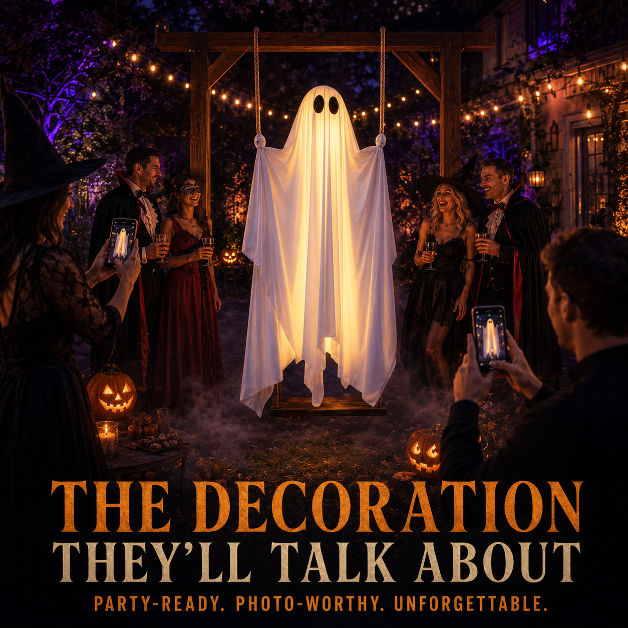HeaHug™ 5FT Lighted Halloween Ghost with Remote Control