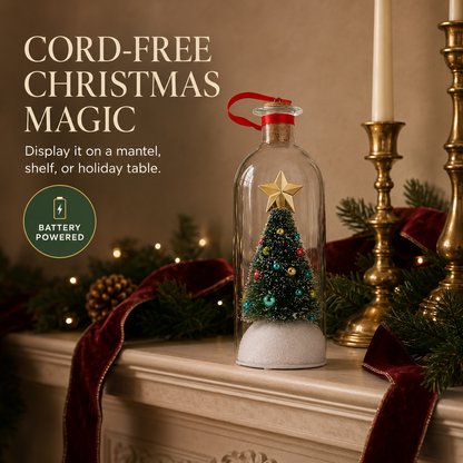 Recordable Christmas Tree Message Bottle