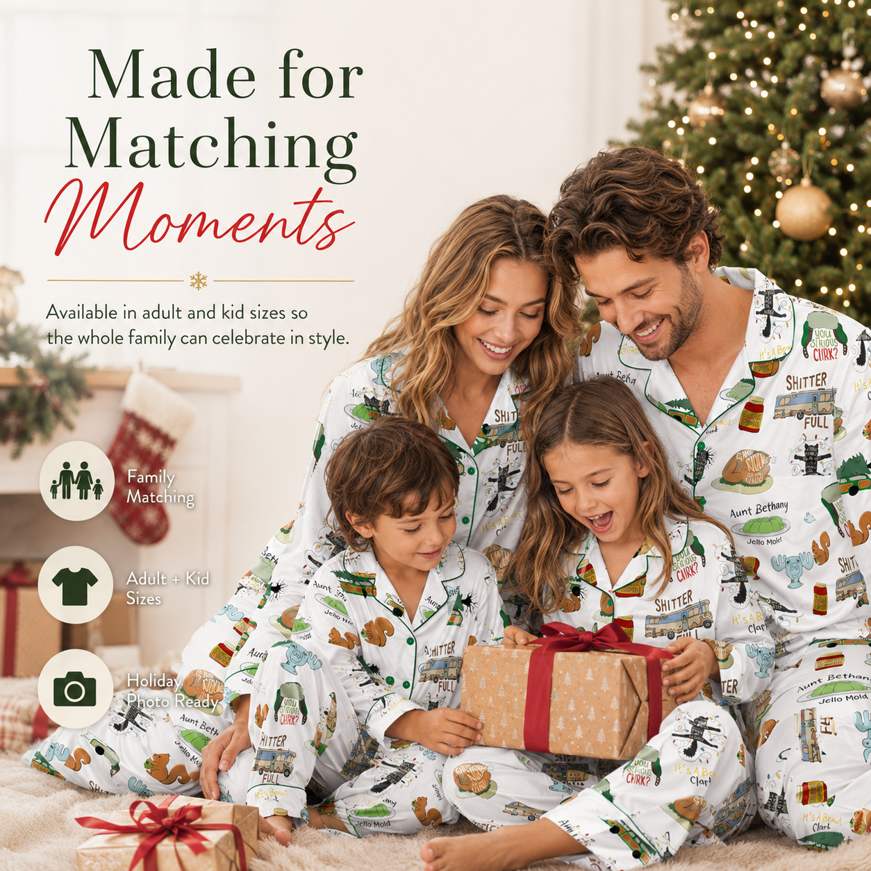 HeaHug™ It's A Beaut Clark Christmas Vacation Pajama Set