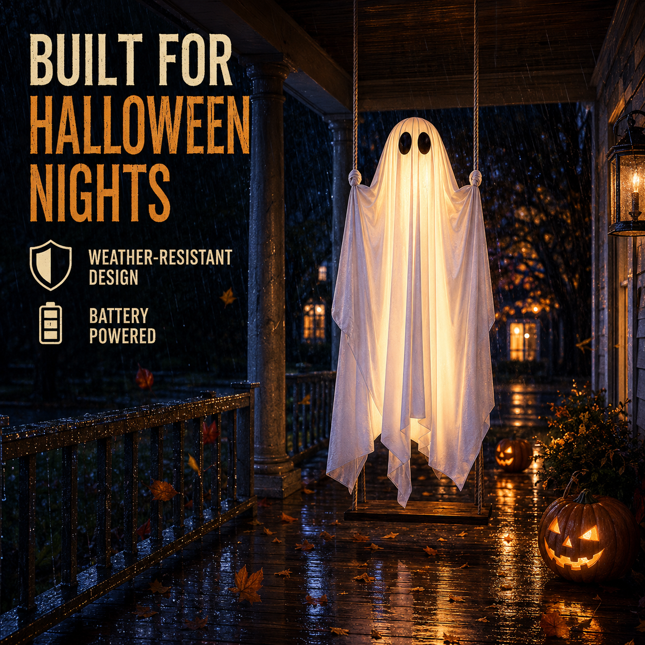 HeaHug™ 5FT Lighted Halloween Ghost with Remote Control