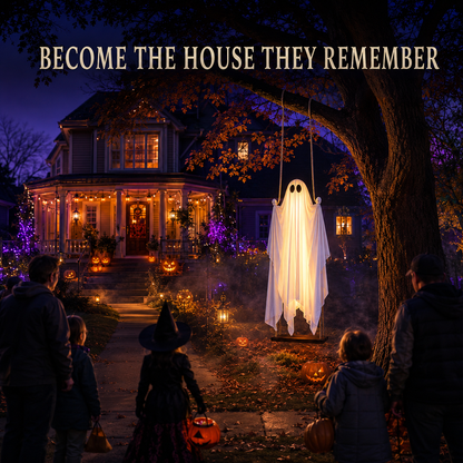 HeaHug™ 5FT Lighted Halloween Ghost with Remote Control