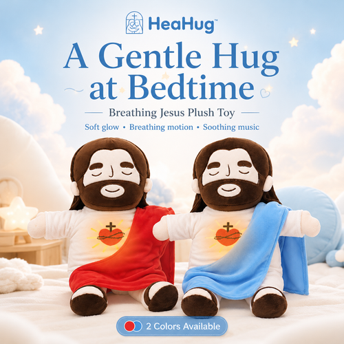 HeaHug™ Breathing Jesus Plush Toy