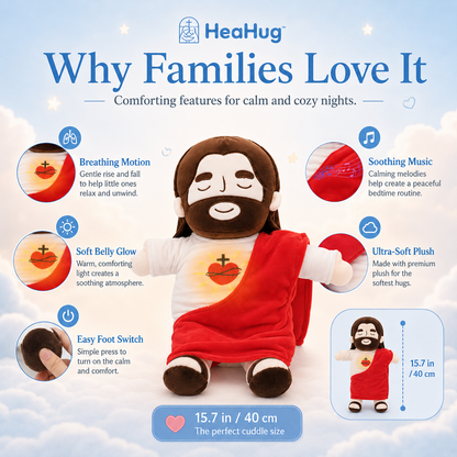 HeaHug™ Breathing Jesus Plush Toy