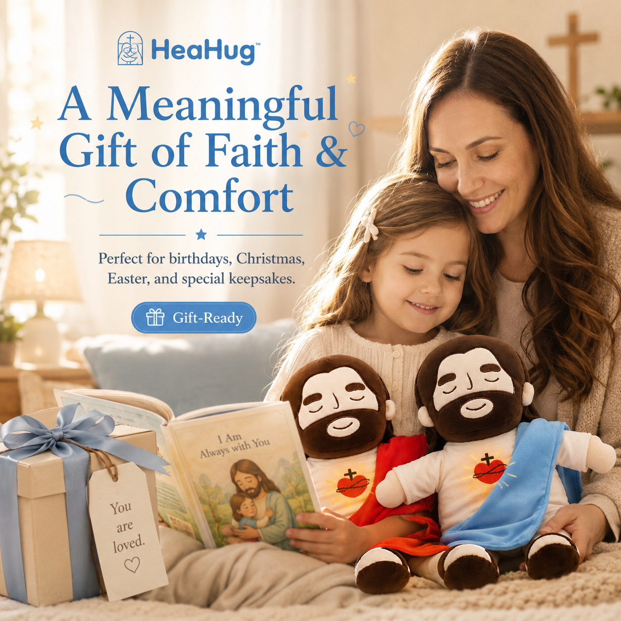 HeaHug™ Breathing Jesus Plush Toy